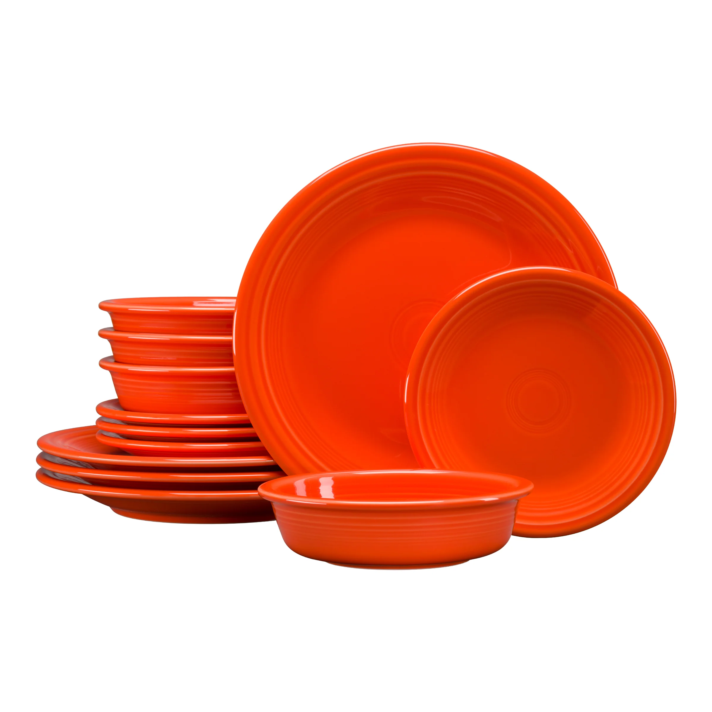 Classic Rim 12-Piece Dinnerware Set, Service for 4 - Image 11