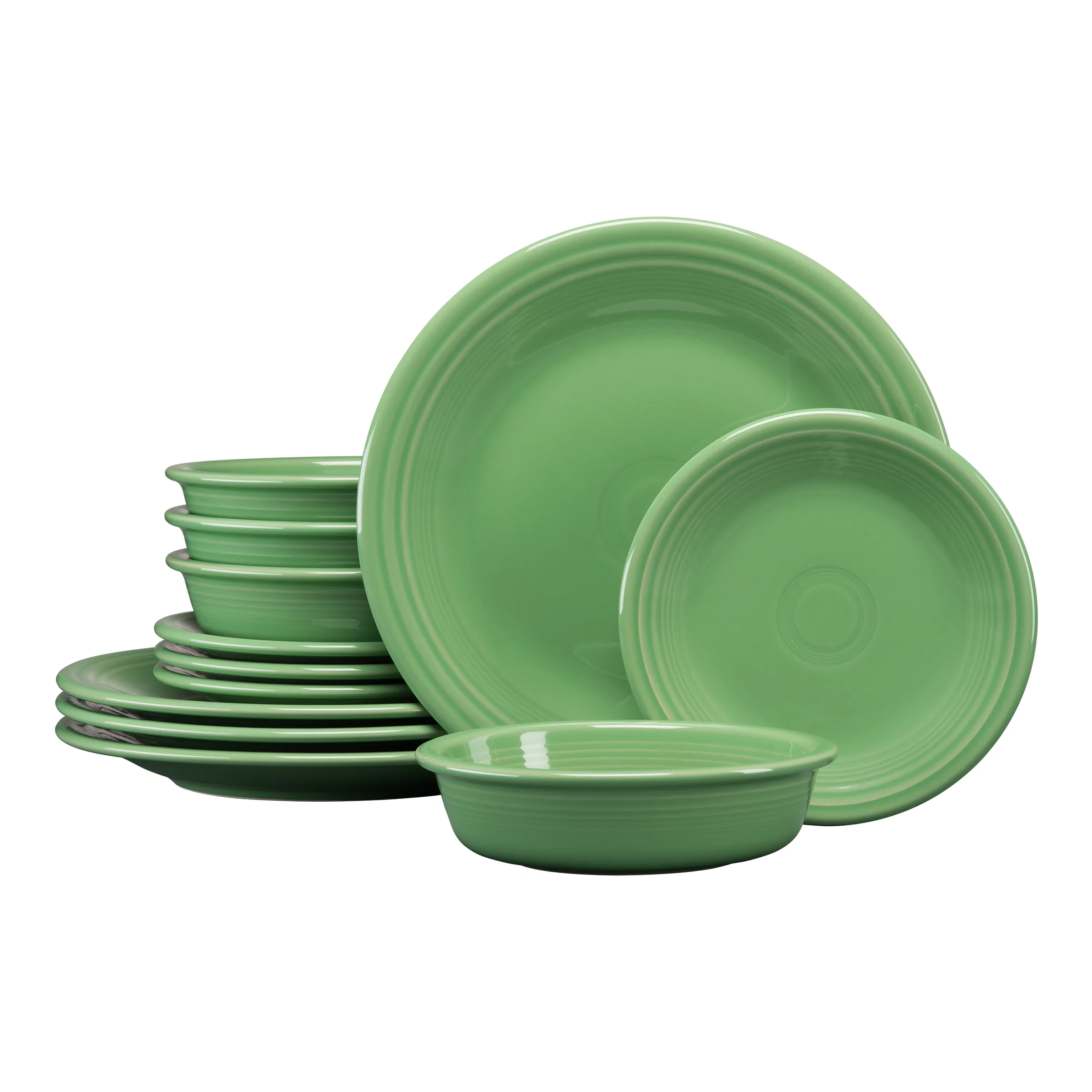 Classic Rim 12-Piece Dinnerware Set, Service for 4 - Image 12