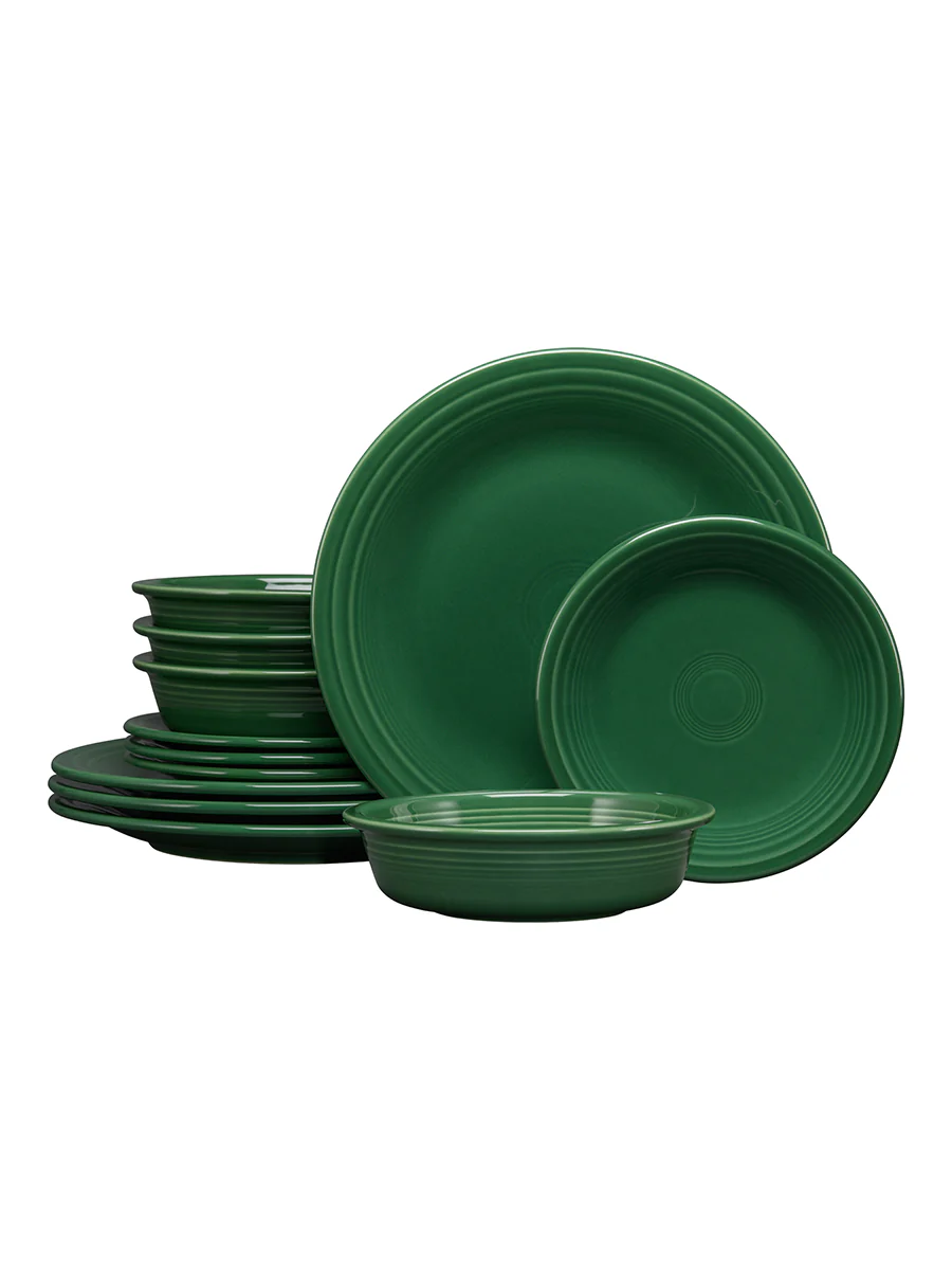 Classic Rim 12-Piece Dinnerware Set, Service for 4 - Image 5