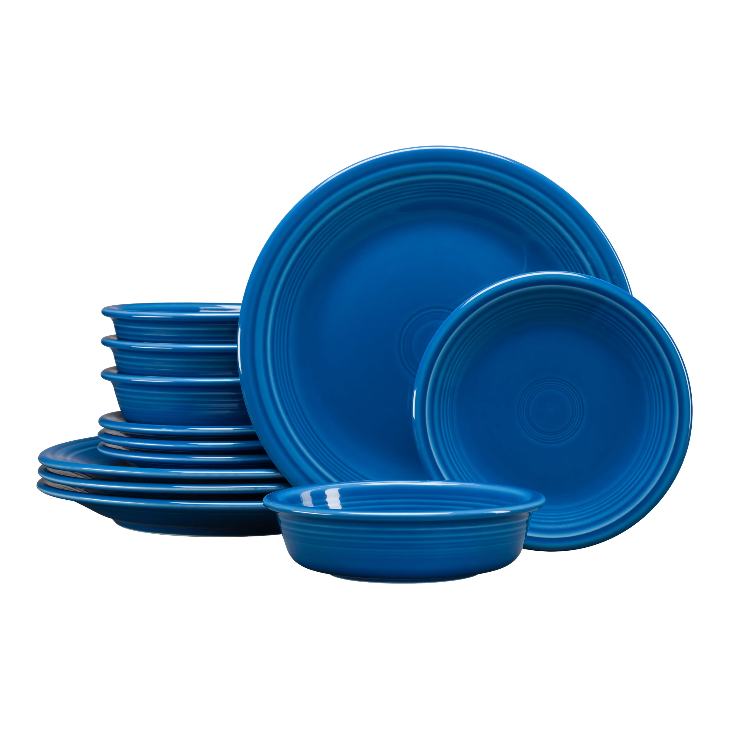 Classic Rim 12-Piece Dinnerware Set, Service for 4 - Image 7