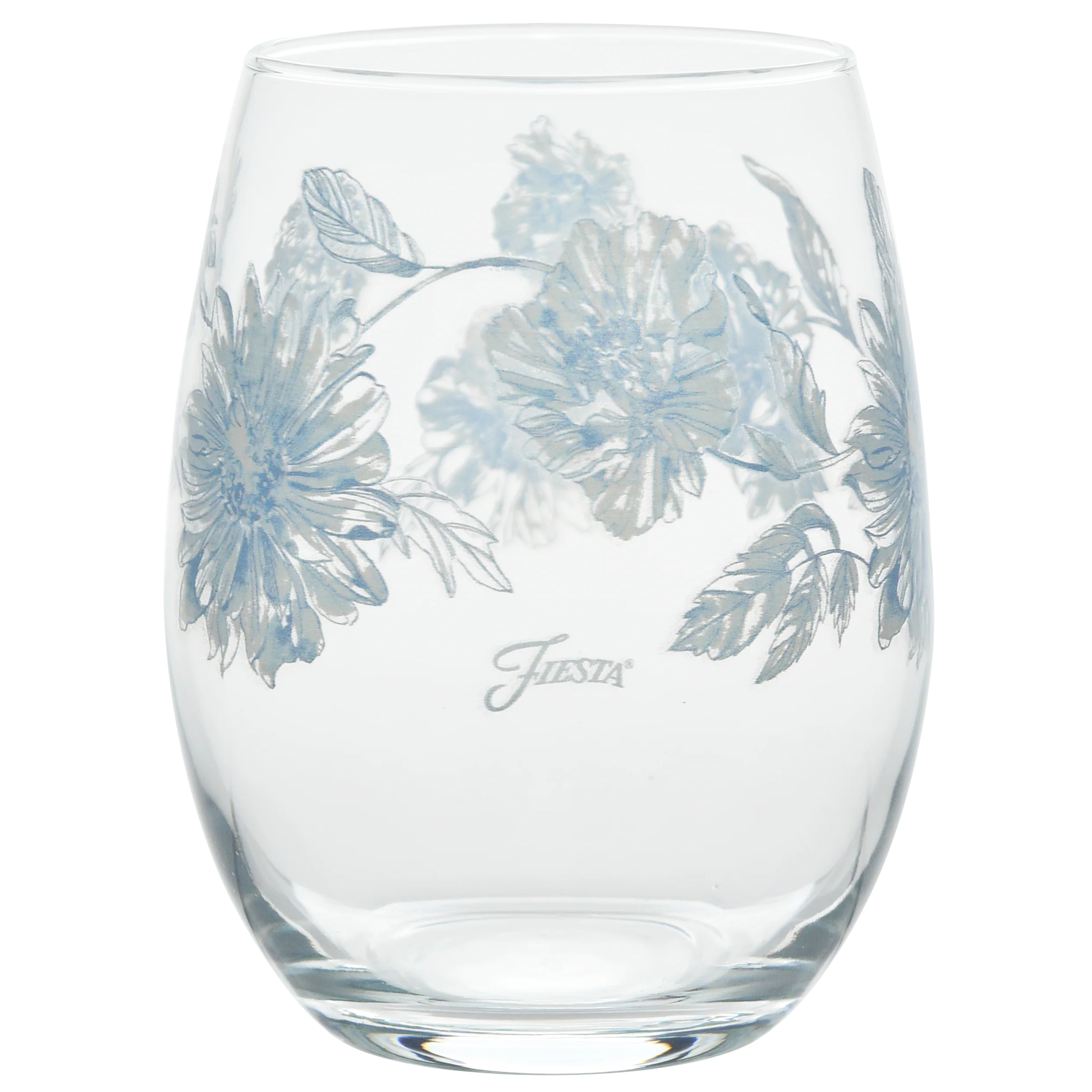 Botanical Floral 15 oz. Stemless Wine Glass – Set of 4 - Image 2