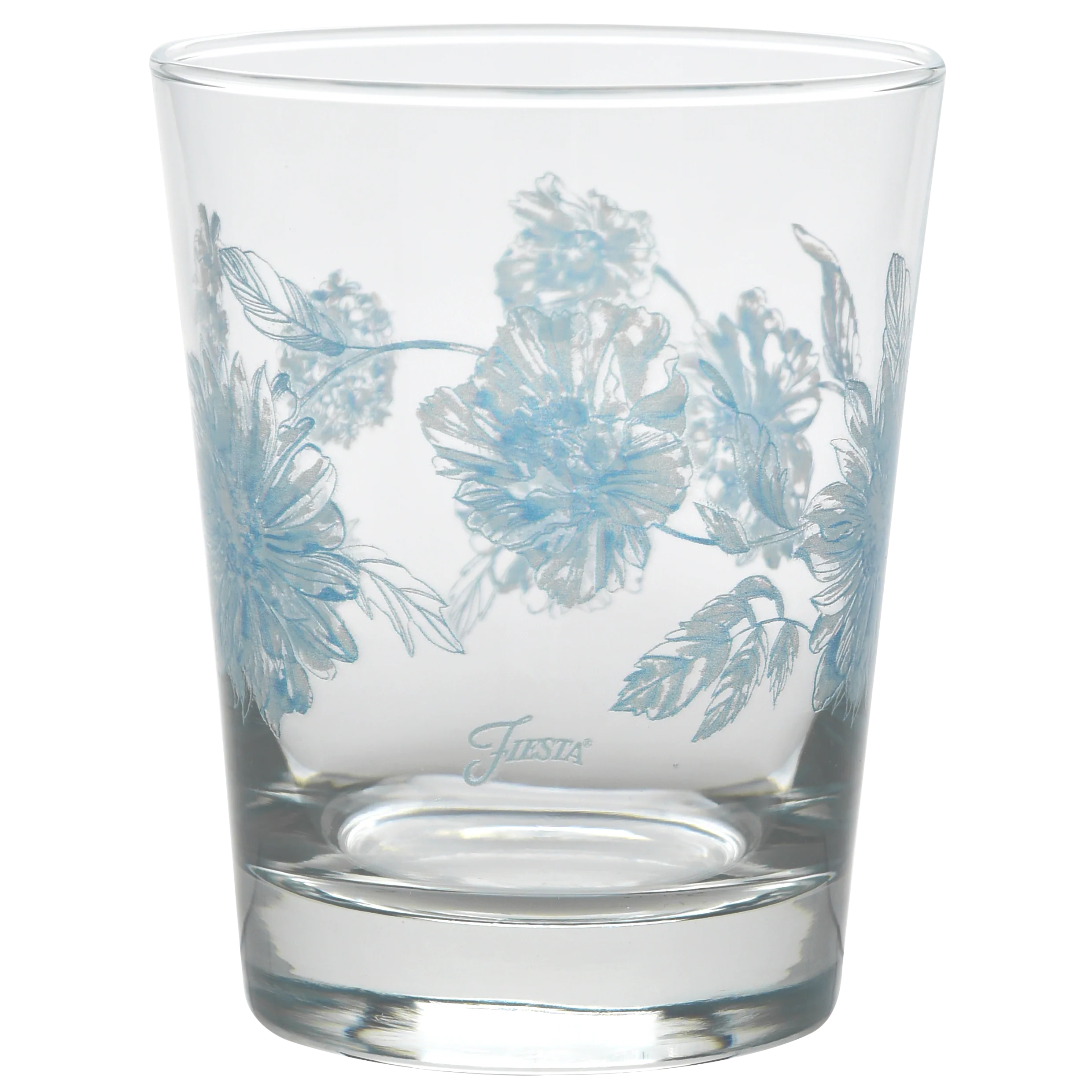 Botanical Floral 15 oz. Tapered Double Old Fashion Glass – Set of 4 - Image 2