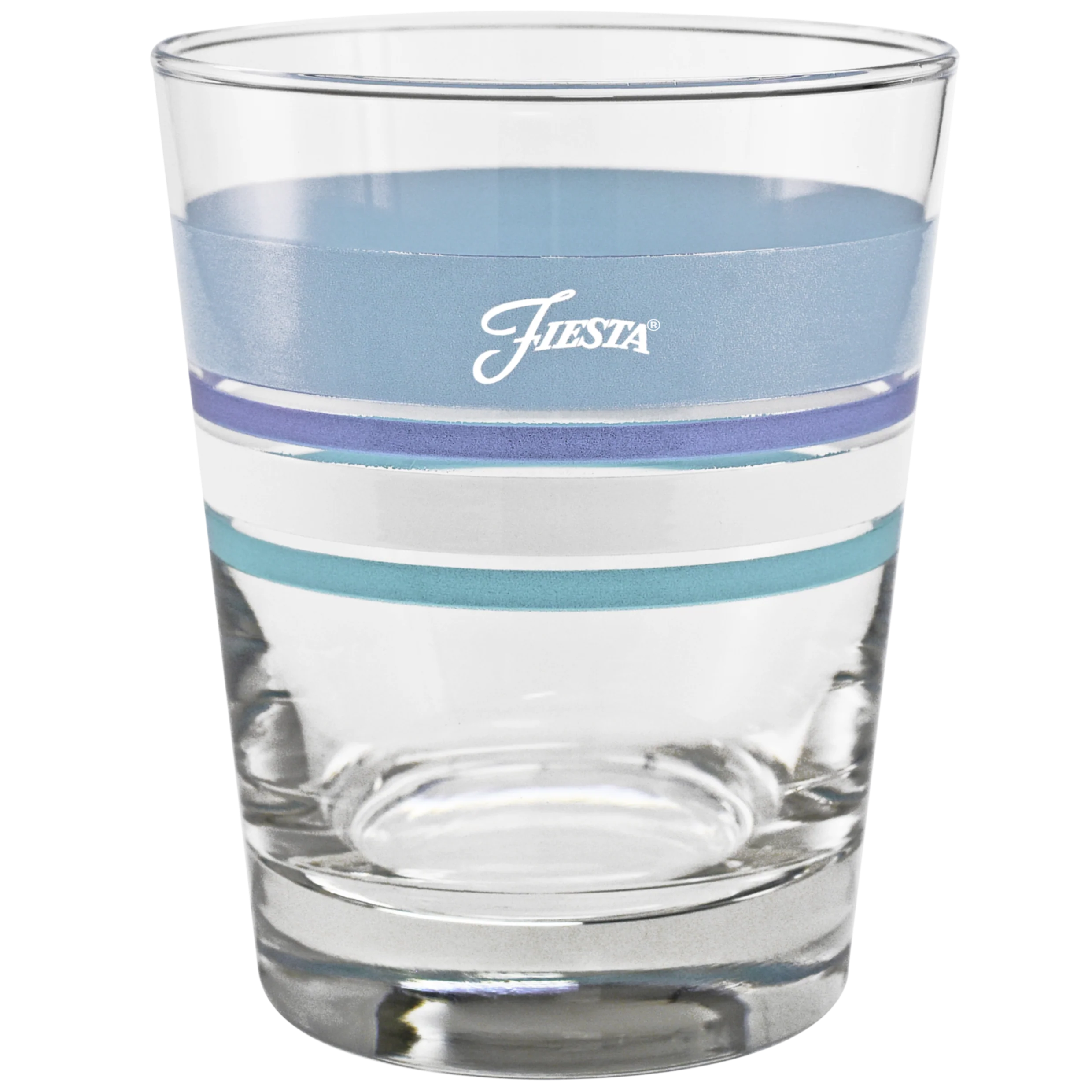 Coastal Blues 15 oz. Edgeline Tapered Double Old Fashion – Set of 4 - Image 2