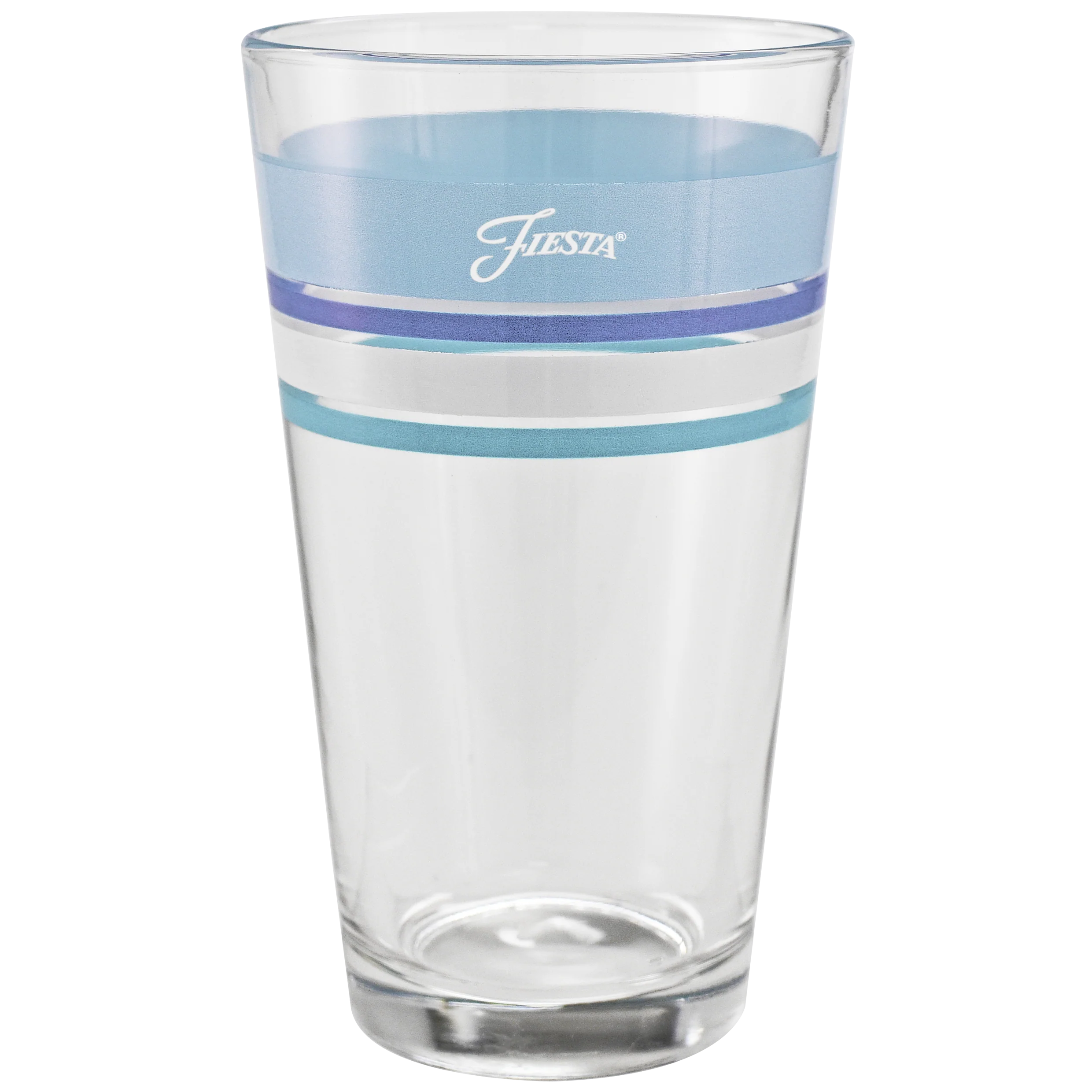 16 oz. Fiesta® Edgeline Coastal Blue Cooler Glass - Set of 4 - Image 2