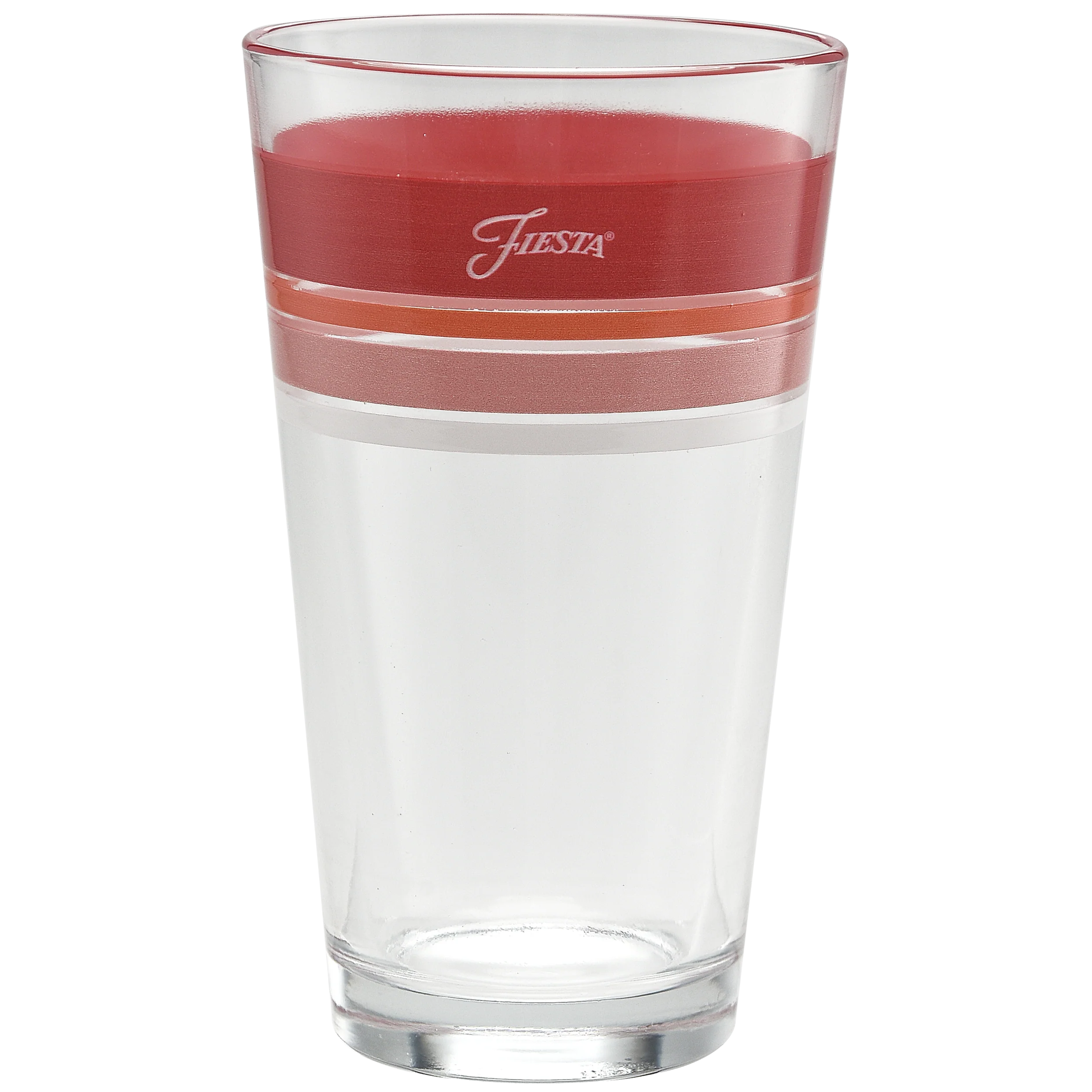 Horizon Sunset 16 oz. Edgeline Cooler Glass Mixed - Set of 4 - Image 2