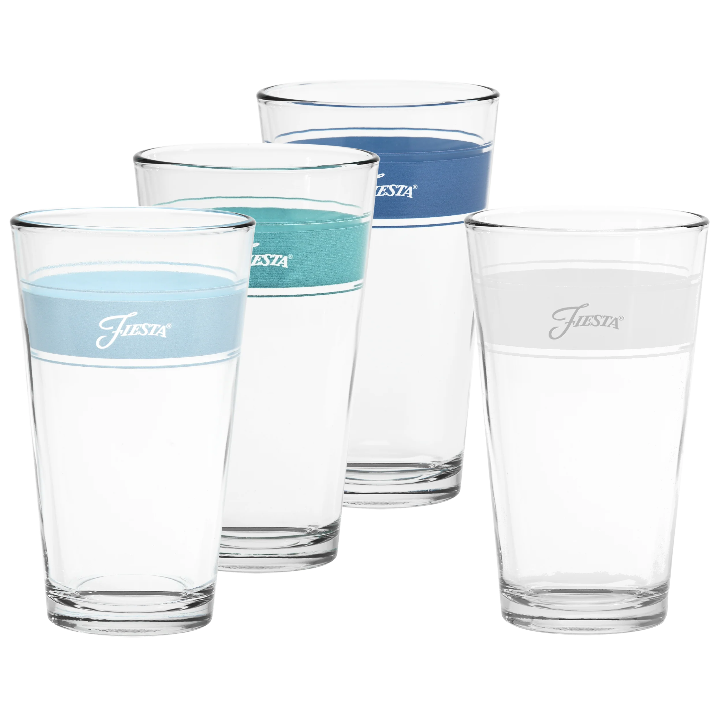 Coastal Blues 16 oz. Frame Cooler Mixed Color - Set of 4