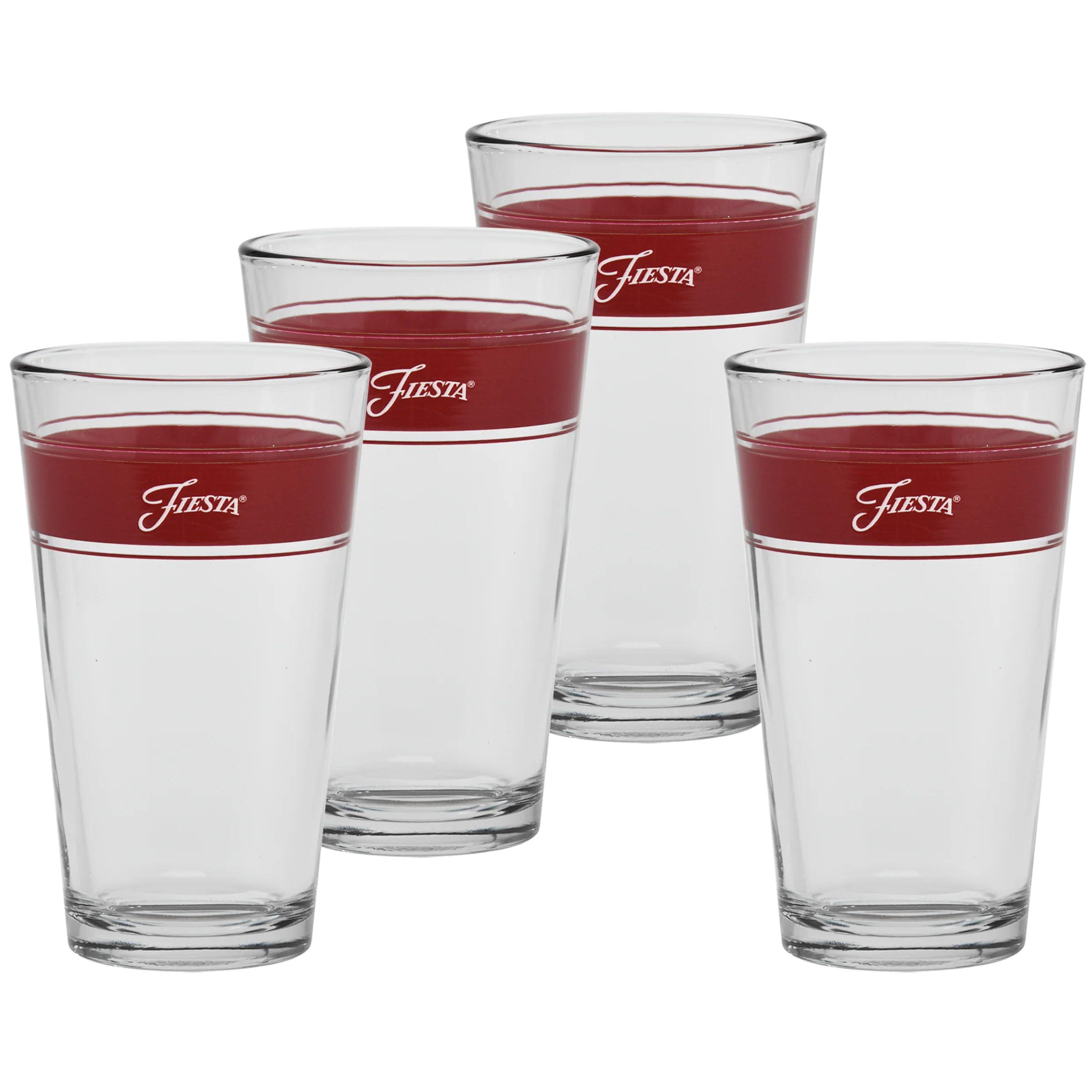 16 oz. Fiesta® Frame Cooler Scarlet - Set of 4