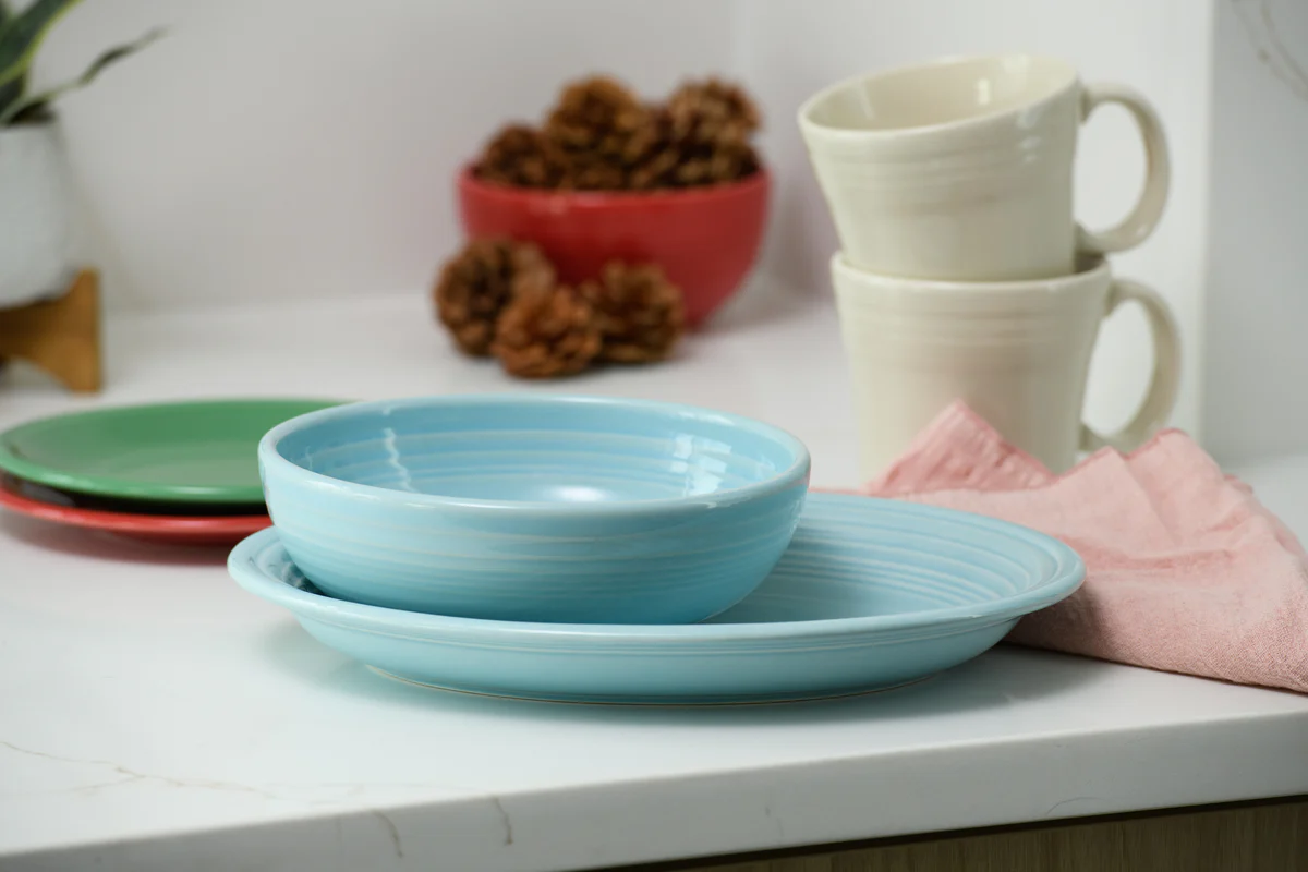 2-Piece Serve Set 11 5/8 Inch Oval Platter & 38 OZ Bistro Bowl - Image 3