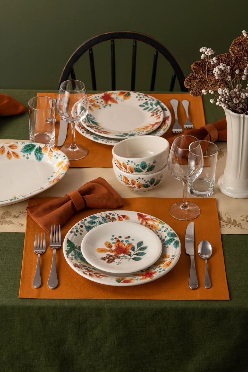 Autumn Fields Classic Rim 10 1/2 Inch Dinner Plate - Image 3