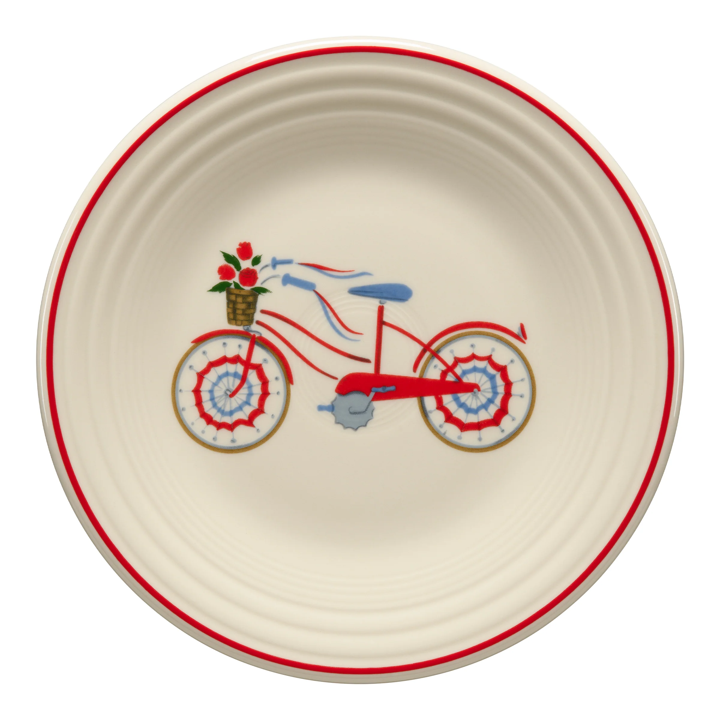 Americana Bicycle Classic Rim 9 Inch Luncheon Plate
