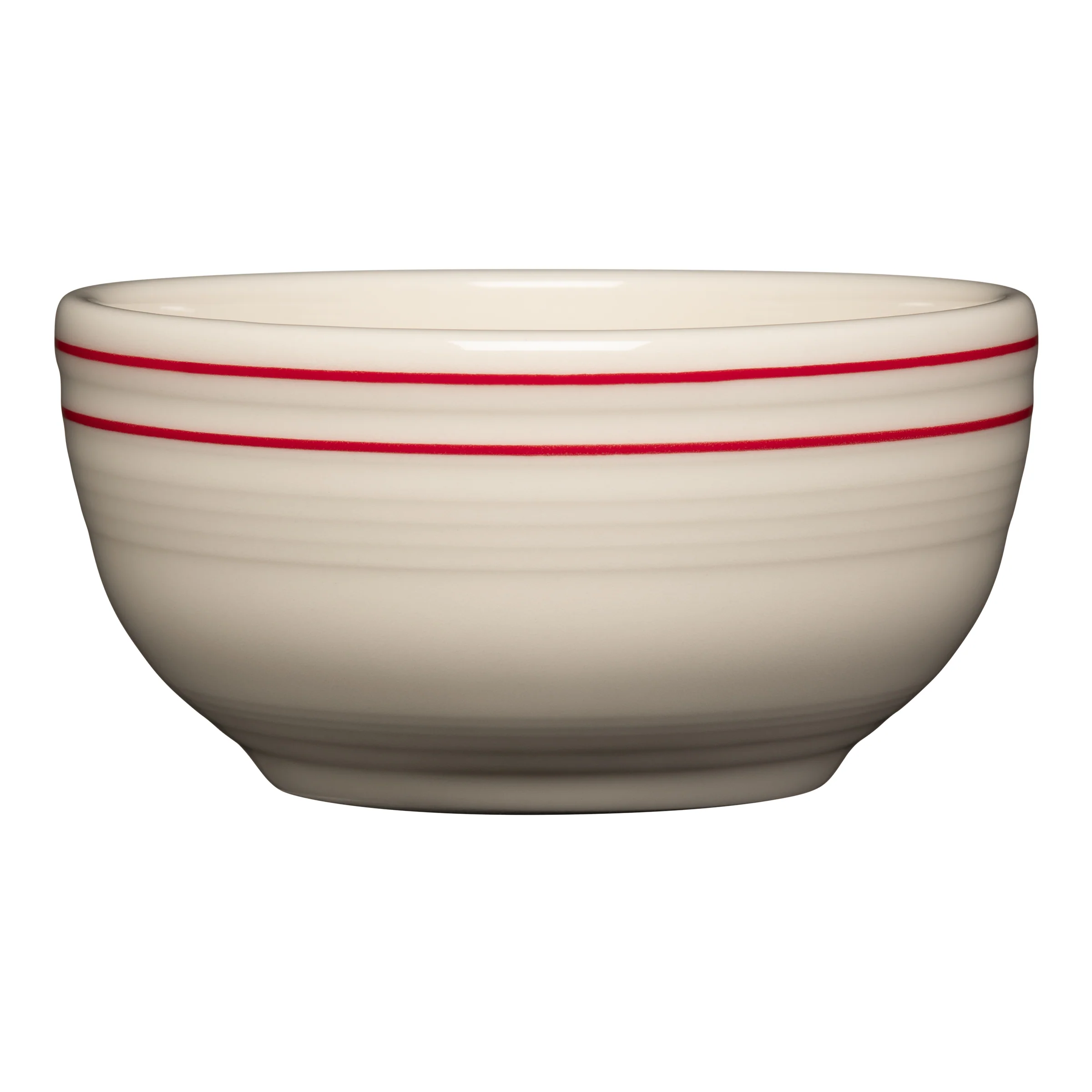 Americana Scarlet Bands Set of 4 Bistro Coupe 5 1/2 Inch Cereal Bowl 22 oz - Image 2