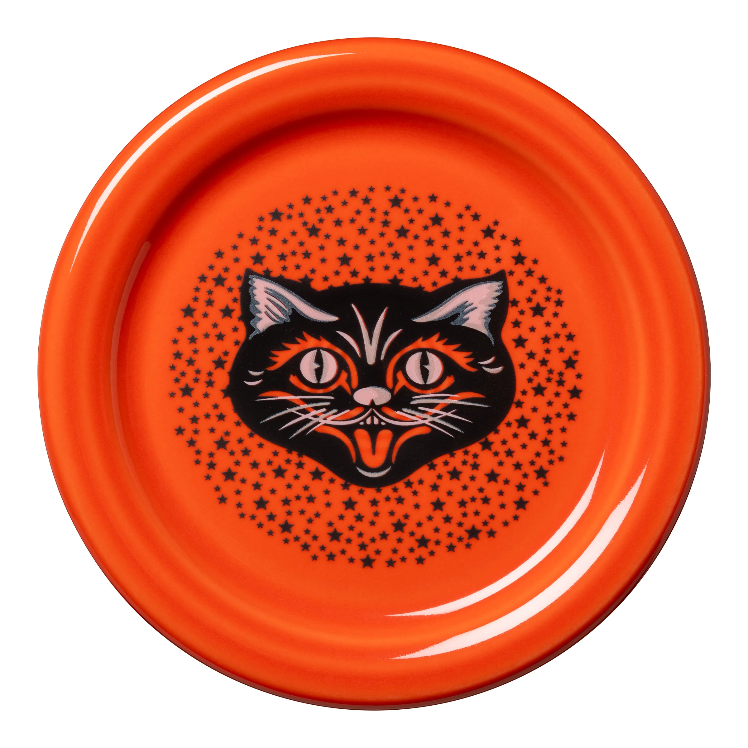 Black Cat 4 3/8 Inch Coaster and Mug Cover