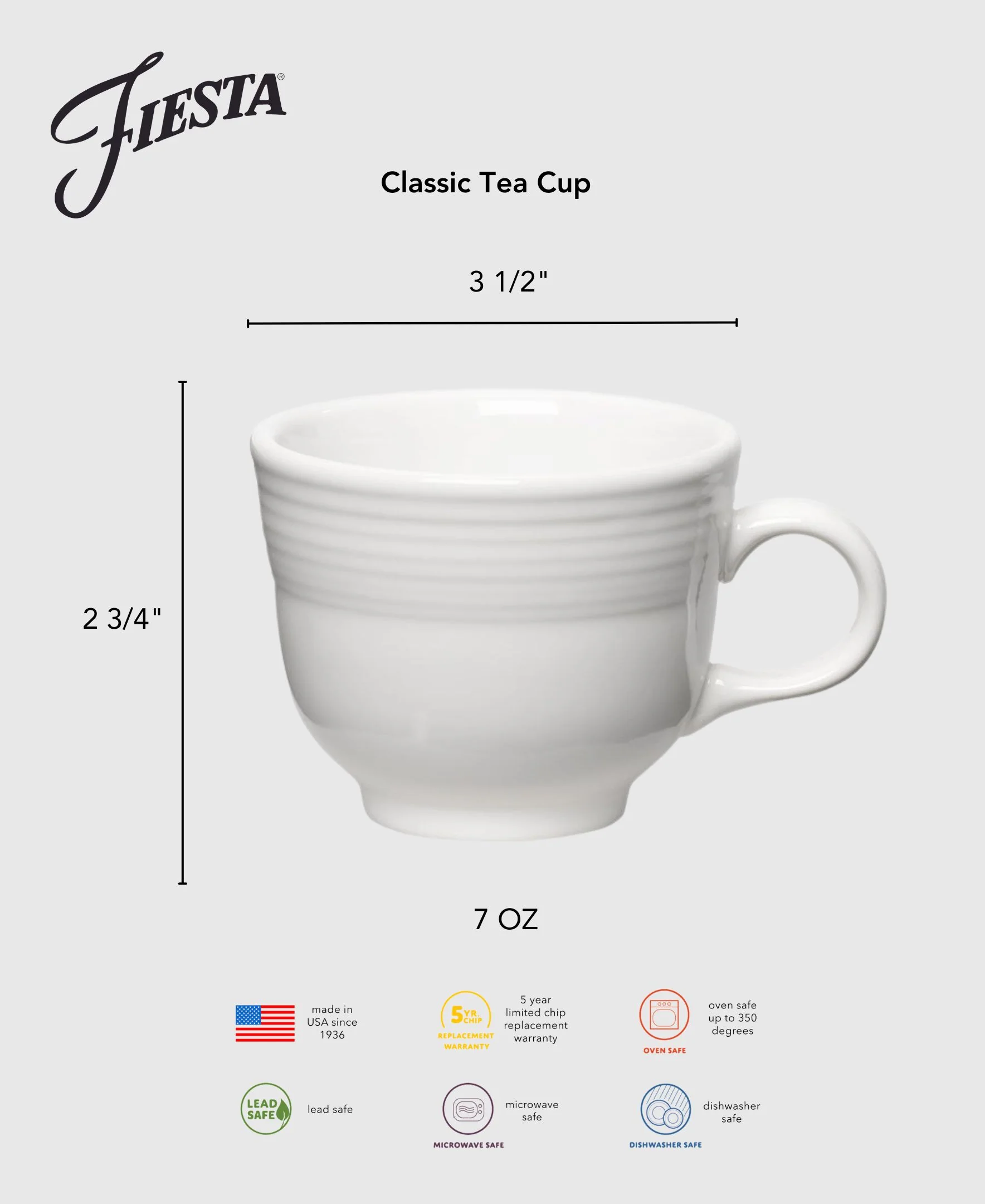 New Retired Classic 7 3/4 OZ Tea Cup - Image 4