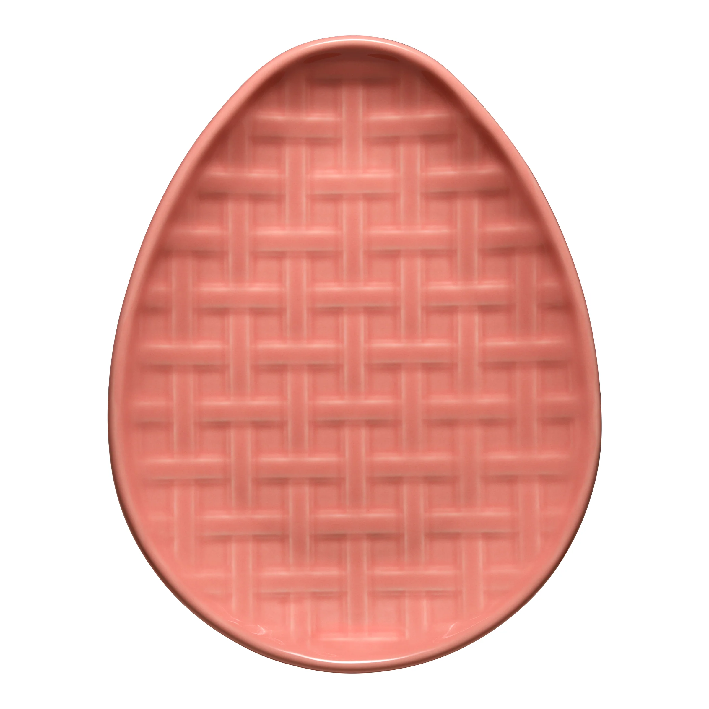 New Retired Embossed Egg Shaped Plate 10 Inch - Image 3