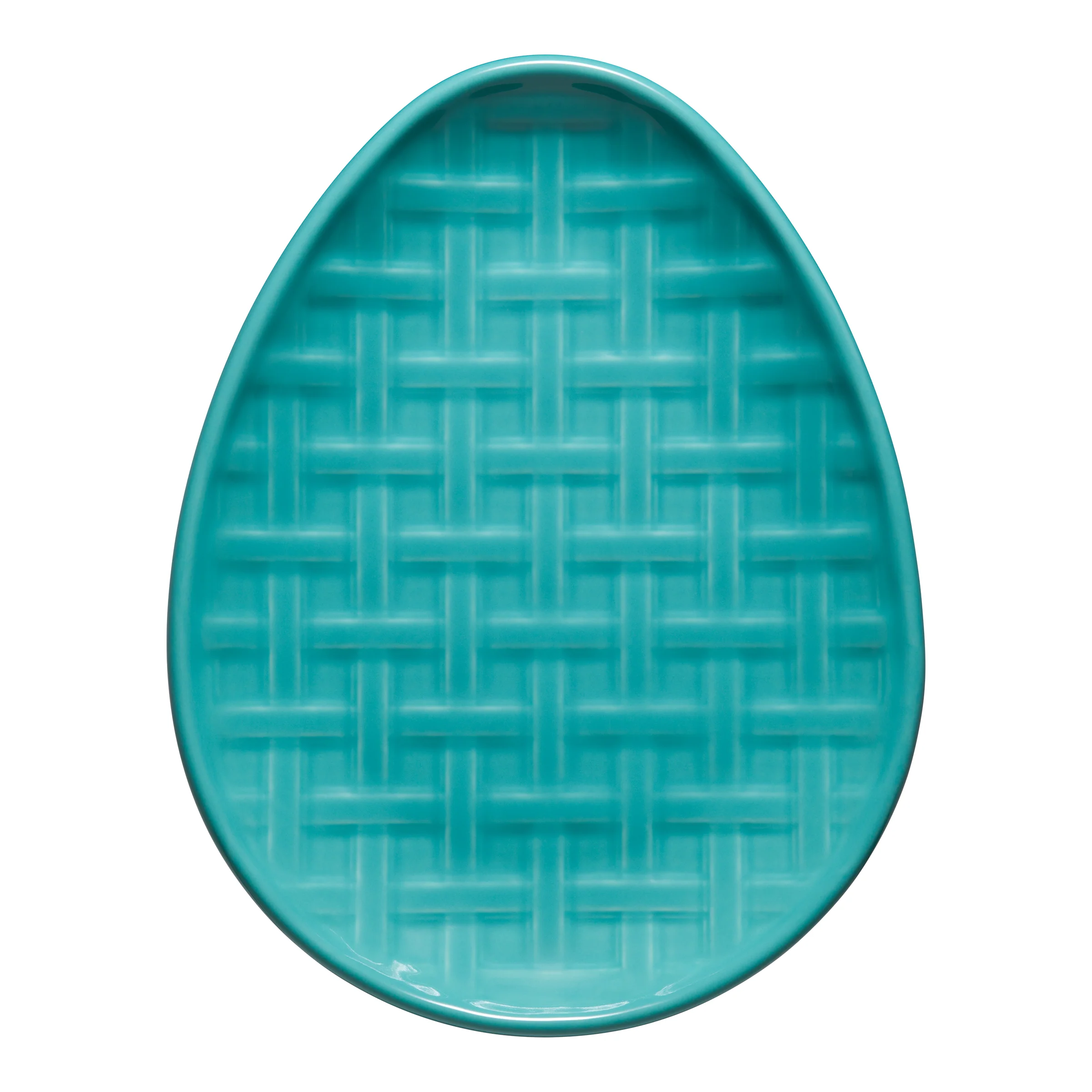 New Retired Embossed Egg Shaped Plate 10 Inch - Image 4