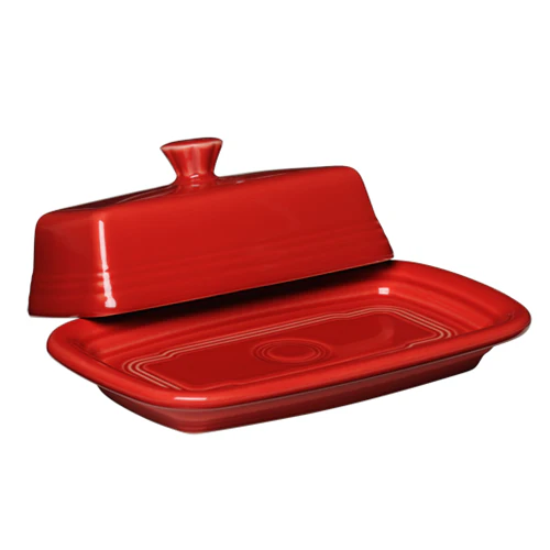 Extra Large Covered Butter Dish 8 1/8 Inch x 5 1/8 Inch - Image 9
