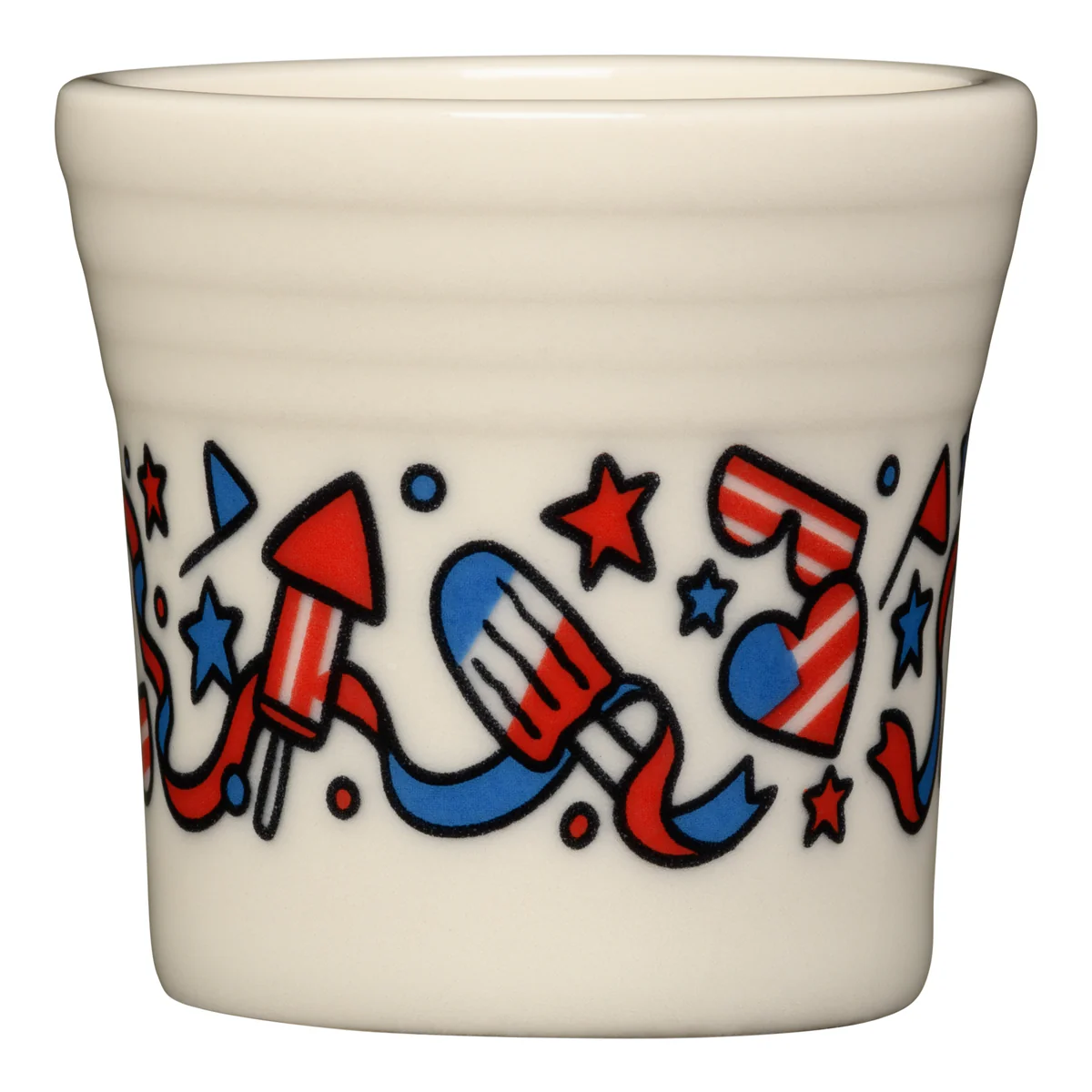 4th of July 1 1/2, OZ Ceramic Shot Glass - Image 3
