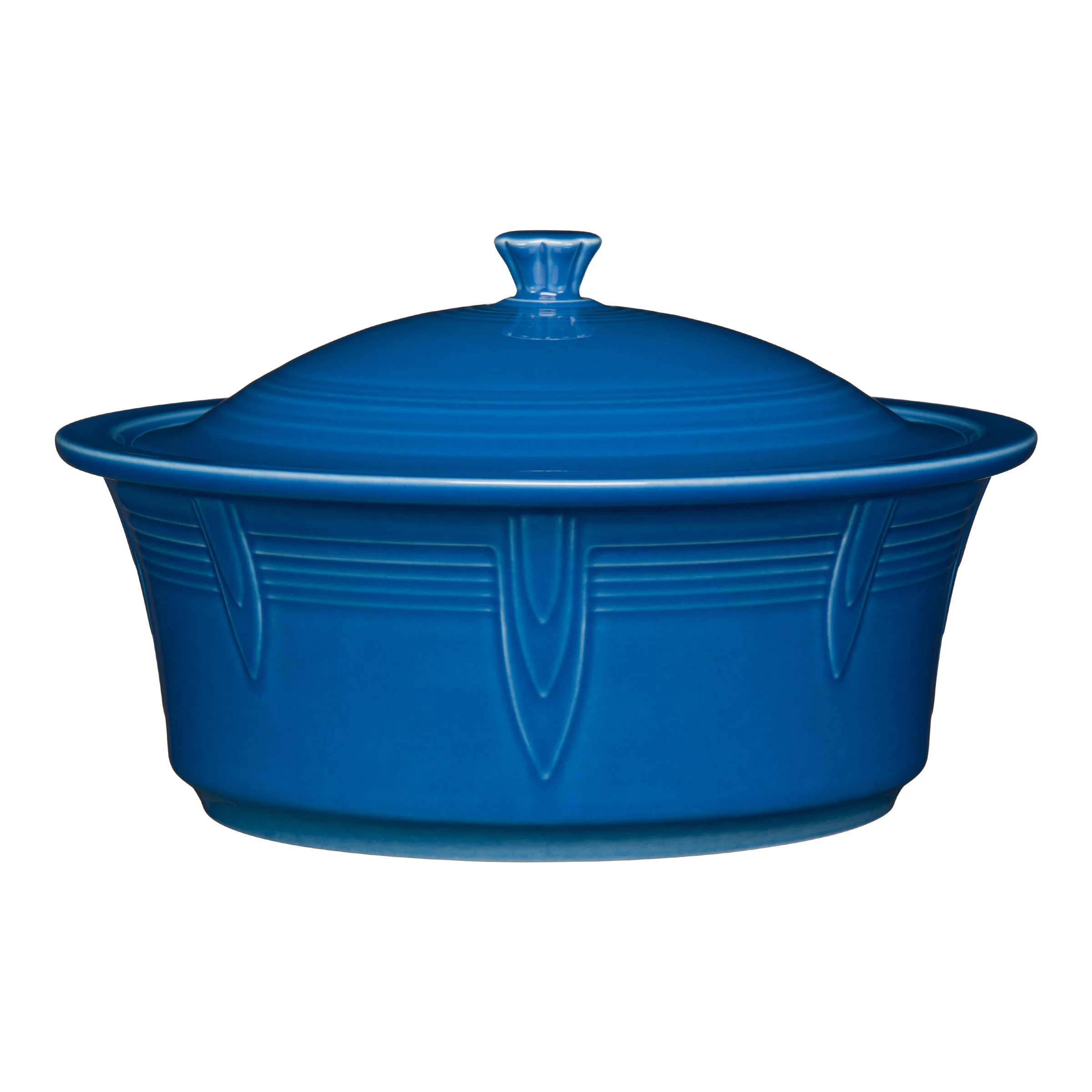 Large 10 Inch Round Covered Casserole 2.8 Quart - Image 7