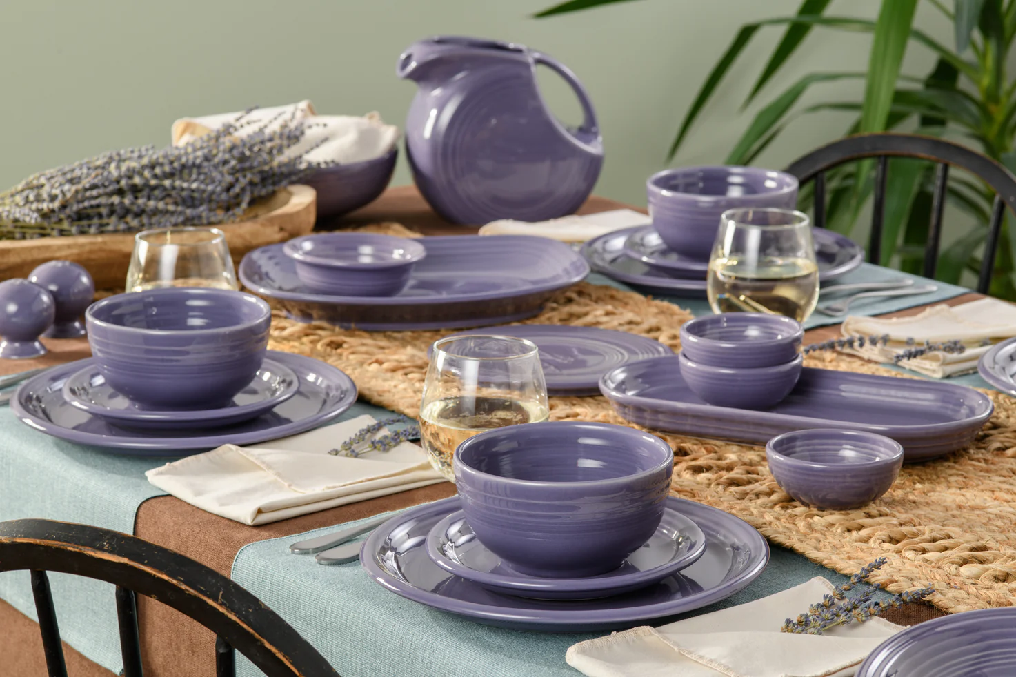 Lavender Bistro Coupe 3-Piece Place Setting, Service for 1 - Image 3