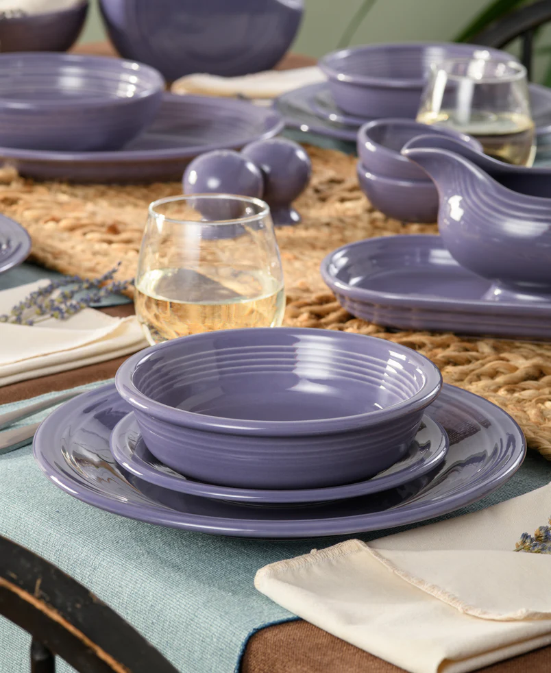 Lavender Classic Rim 3-Piece Place Setting, Service for 1 - Image 3