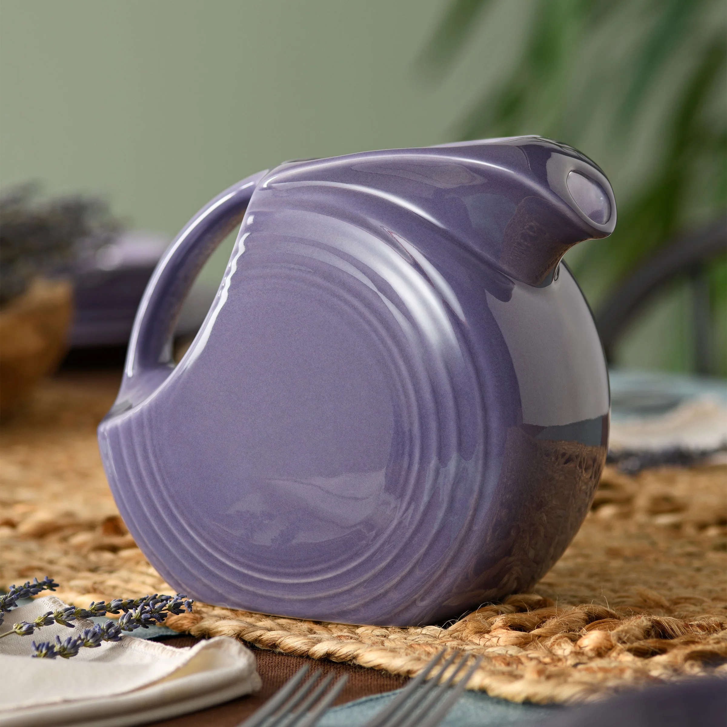 Lavender 67 OZ Large Disk Pitcher - Image 2