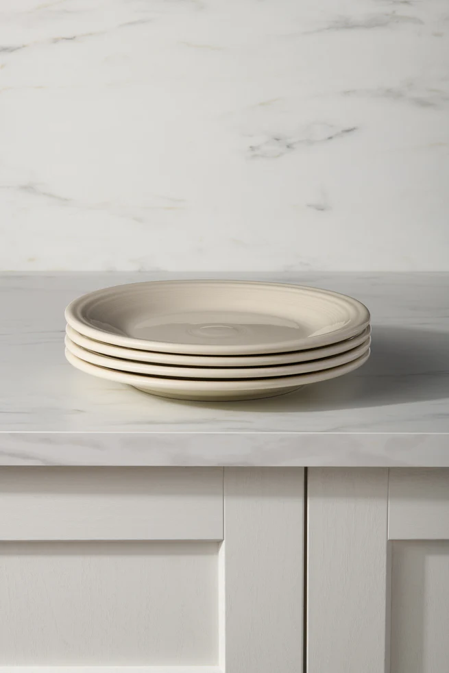 Linen Set of 4 Classic Rim 10 1/2 Inch Dinner Plate - Image 2