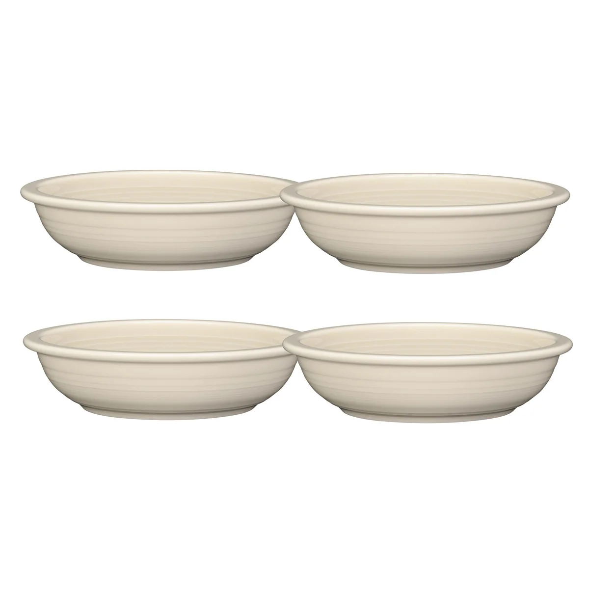 Linen Set of 4 Classic Rim 8 3/8-Inch 34OZ Pasta Bowls
