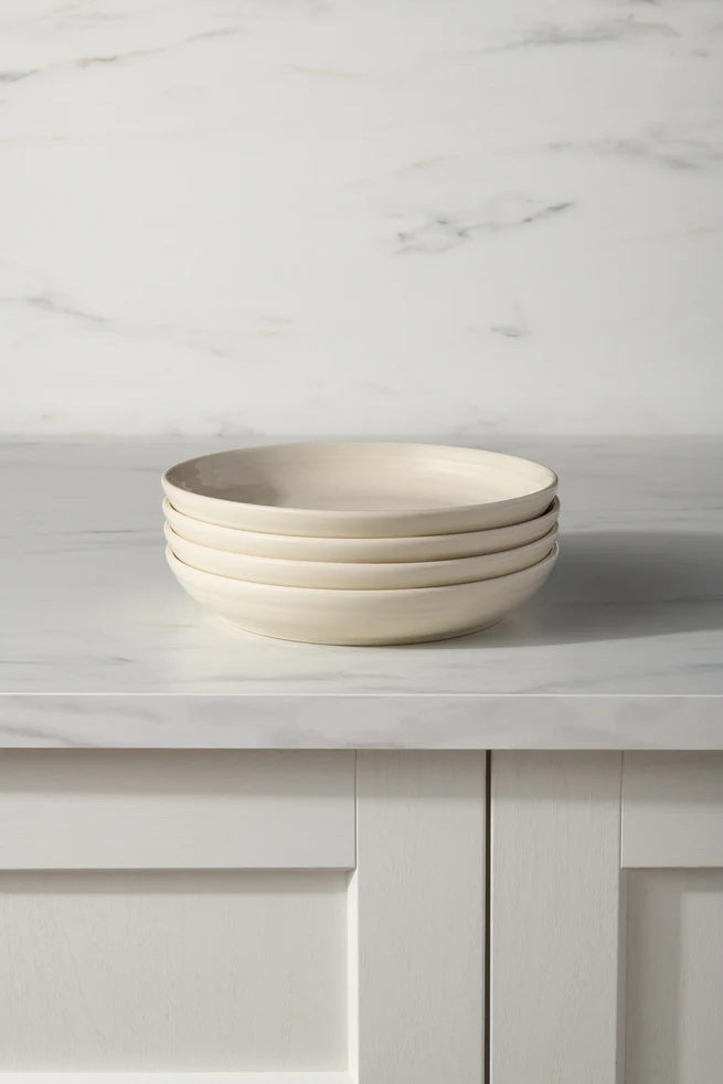 Linen Coupe 8 1/2 Inch Luncheon Bowl 26 OZ, Set of 4 - Image 2