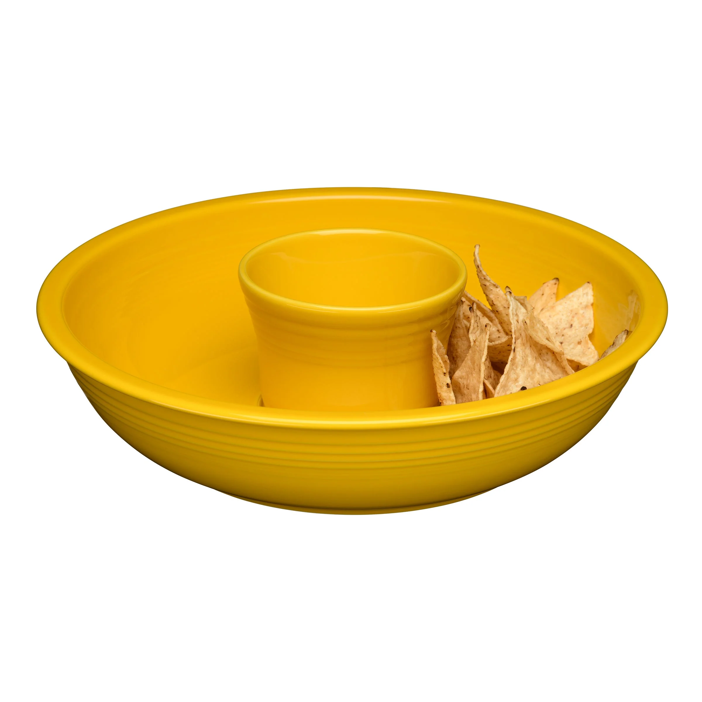 New Retired 2-Piece Chip and Dip Set 12 7/8 Inch