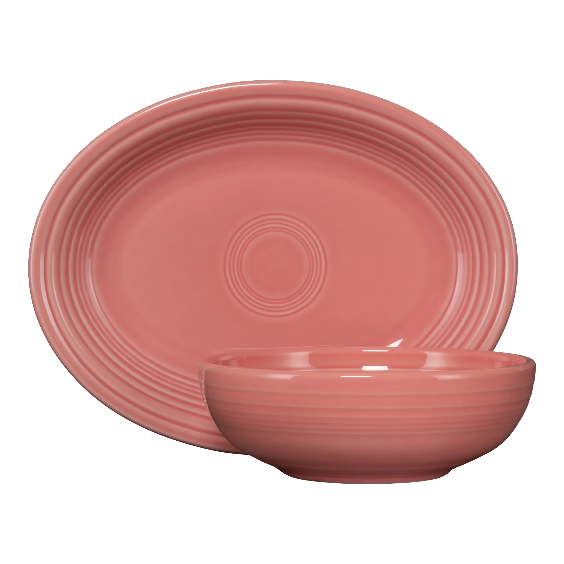 New Retired 2-Piece Serve Set 11 5/8 Inch Oval Platter & 38 OZ Bistro Bowl - Image 3