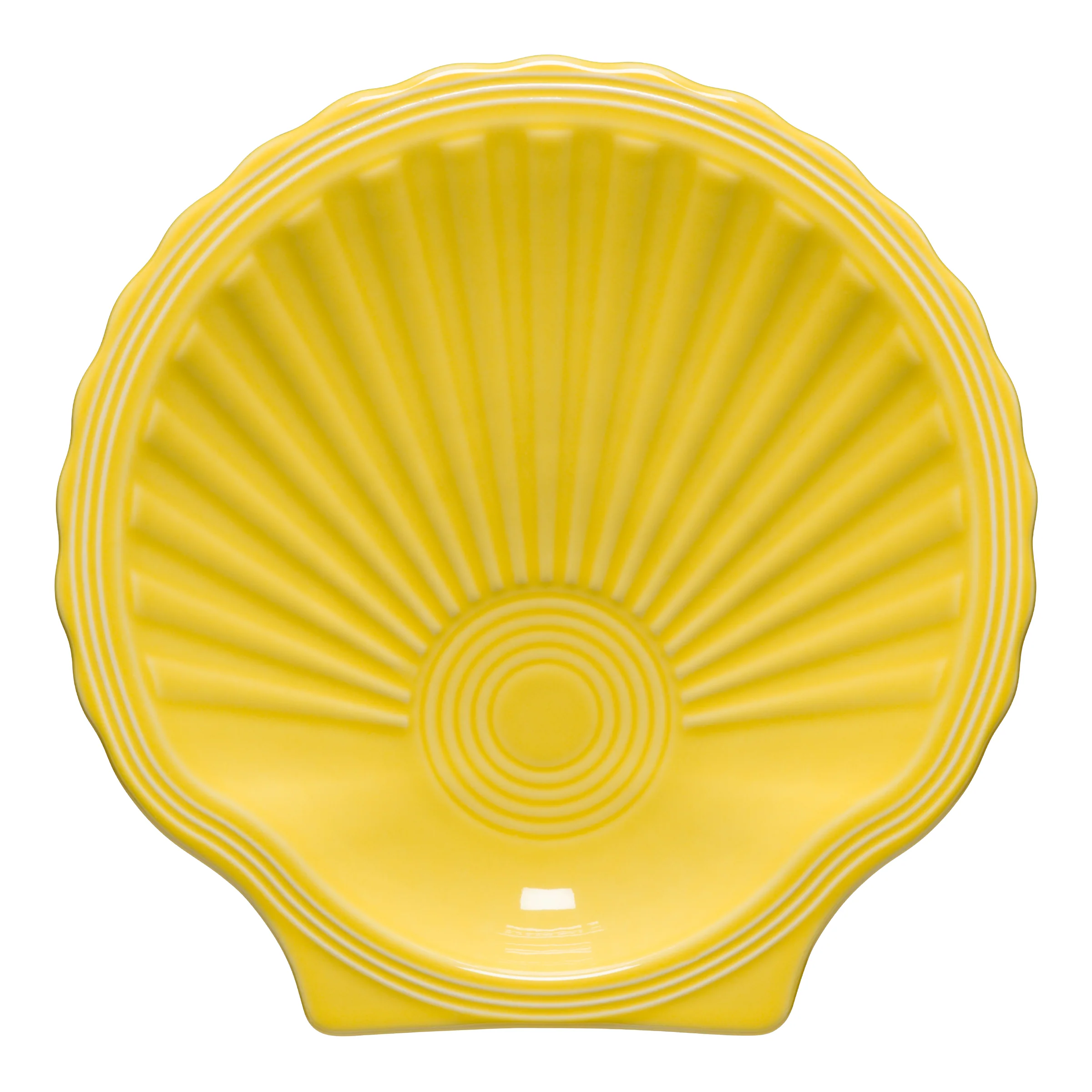 Retired Shell Shaped Plate 8 1/4 OZ