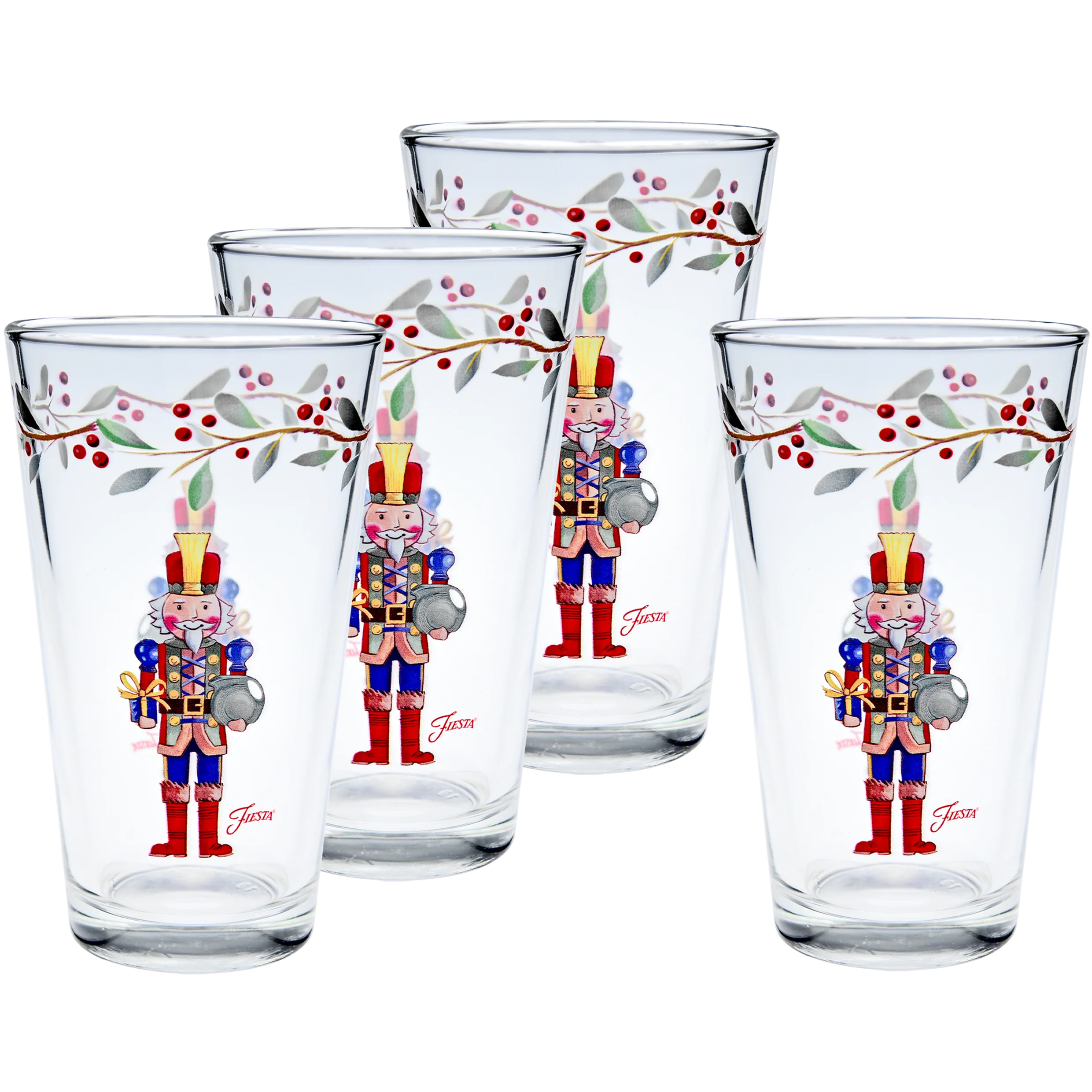 Nutcracker The Giver 16 oz. Cooler Glass - Set of 4