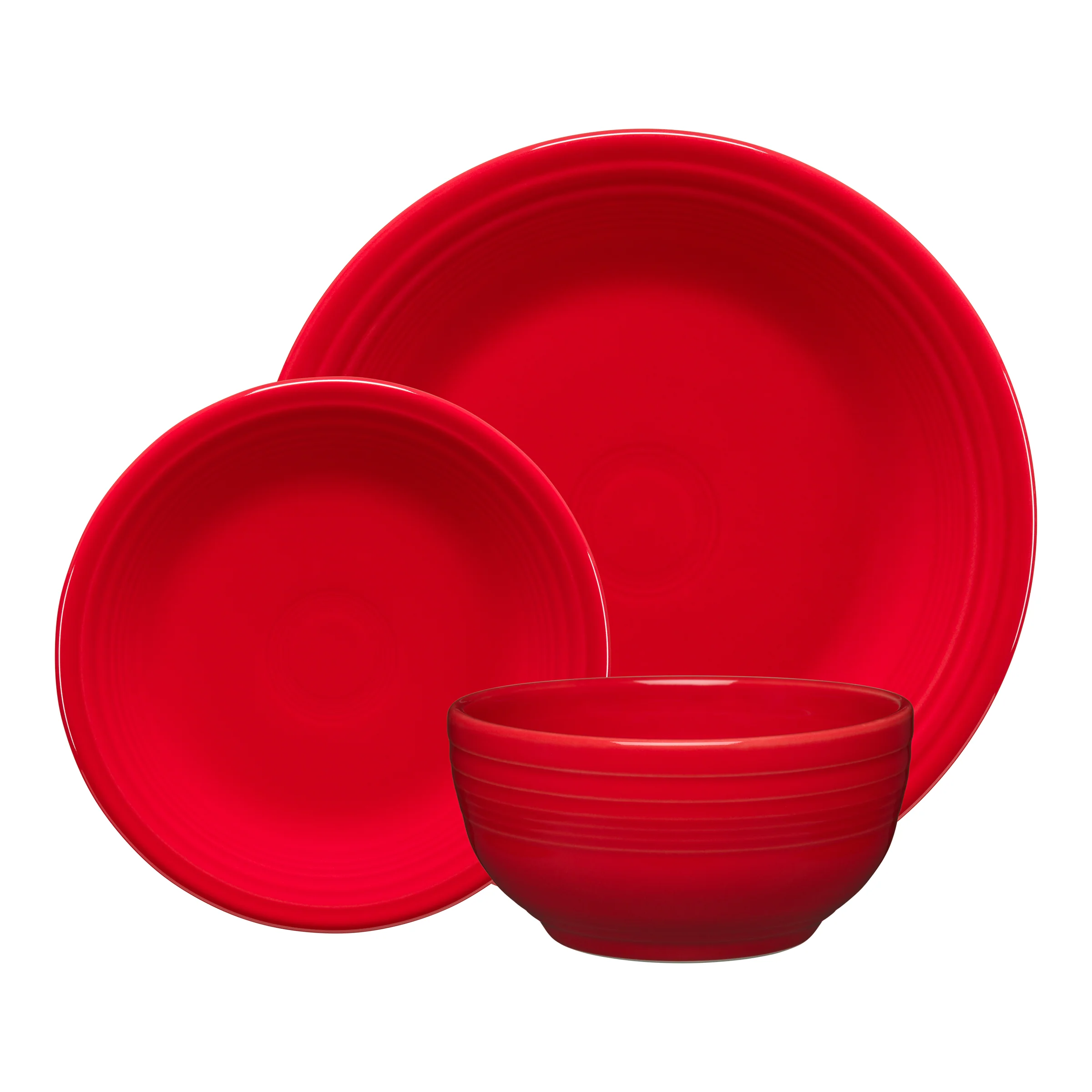 Scarlet Classic Bistro 3-Piece Place Setting, Service for 1