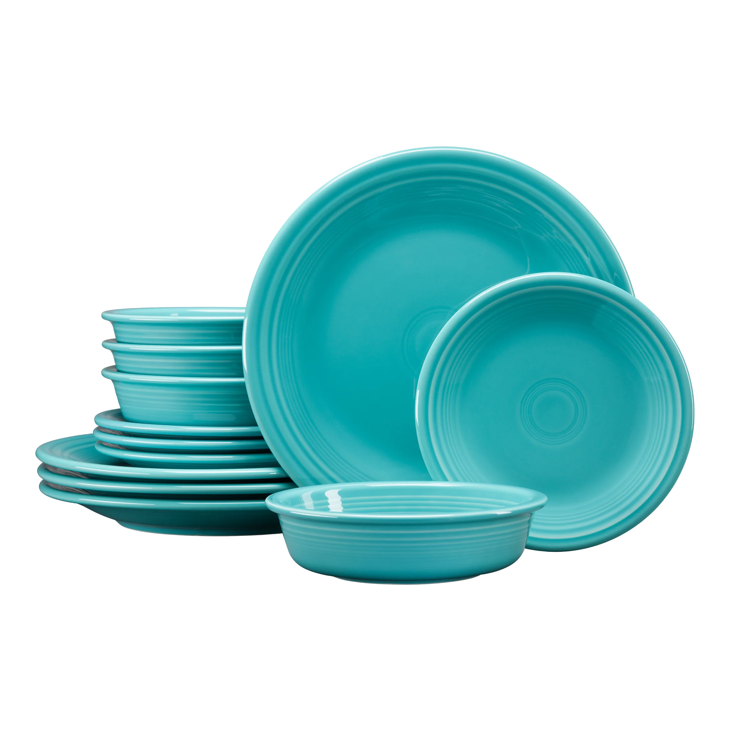 Classic Rim 12-Piece Dinnerware Set, Service for 4 - Image 8