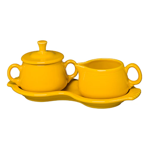 New Retired 4-Piece Sugar Bowl and Creamer Set with Tray - Image 4