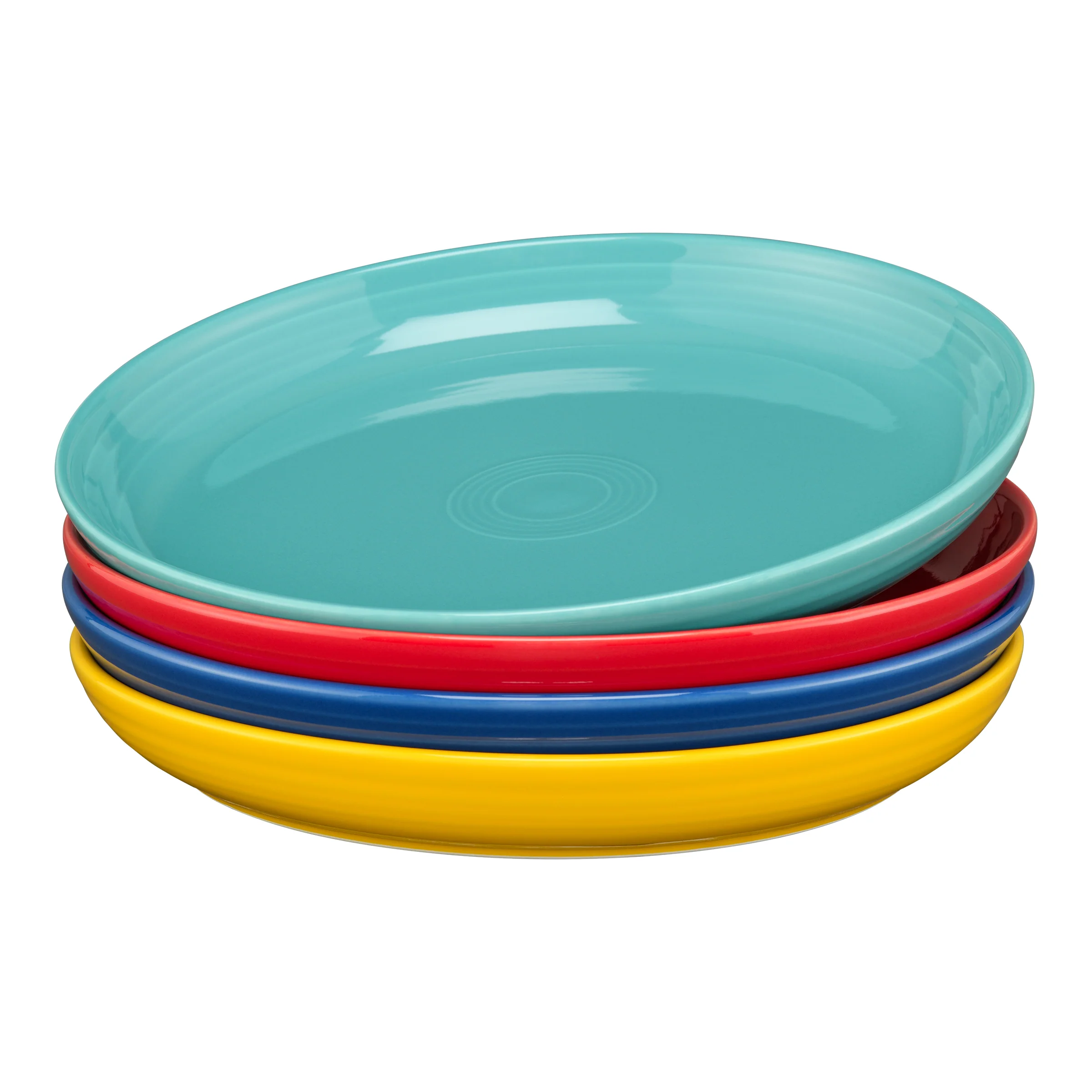 Mixed Vibrant Coupe 10 3/8 Inch Dinner Bowl 40 OZ, Set of 4