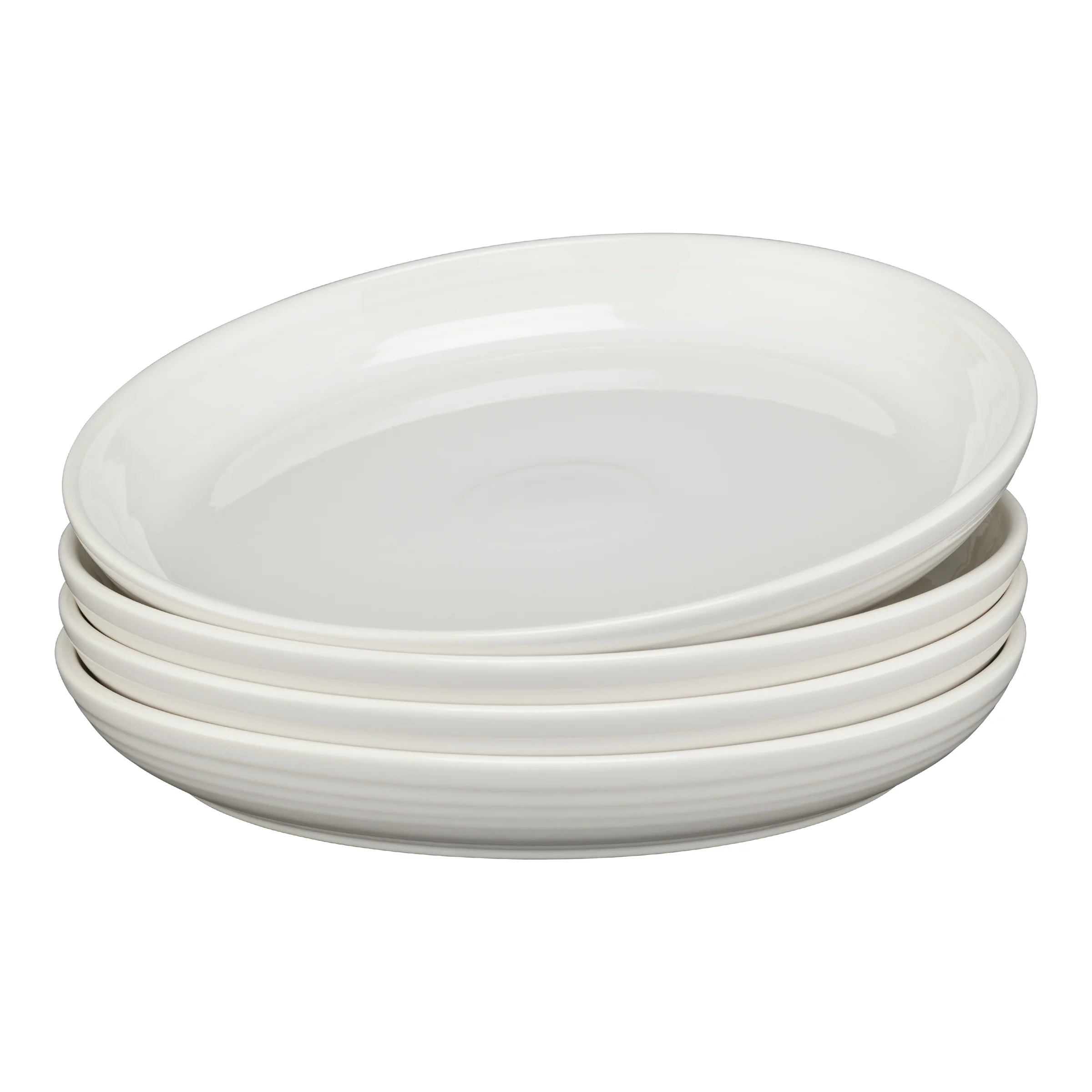 White Coupe 10 3/8 Inch Dinner Bowl 40 OZ, Set of 4